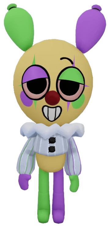 HighLooeyOnTwo's tweet photo. High Looey render + Sadclown gimmick when he still works at the circus https://t.co/Hh4POCehnd