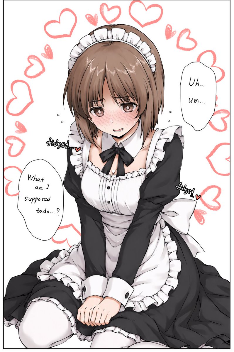 メイドの日なので西住流といえどご奉仕してもらいたい 