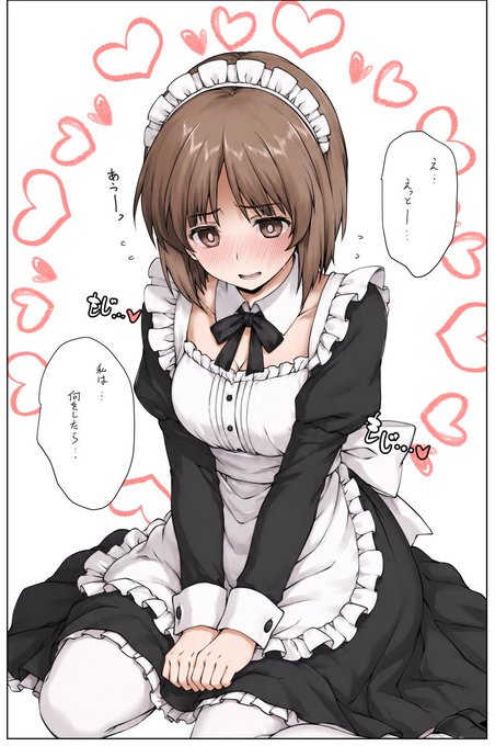 メイドの日なので西住流といえどご奉仕してもらいたい