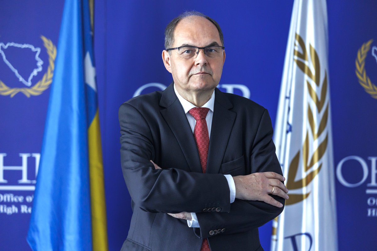 OHR_BiH's tweet photo. Christian Schmidt concludes his mandate as High Representative for Bosnia and Herzegovina 

https://t.co/ULebJB7DRr https://t.co/oJ7HVfZIHw