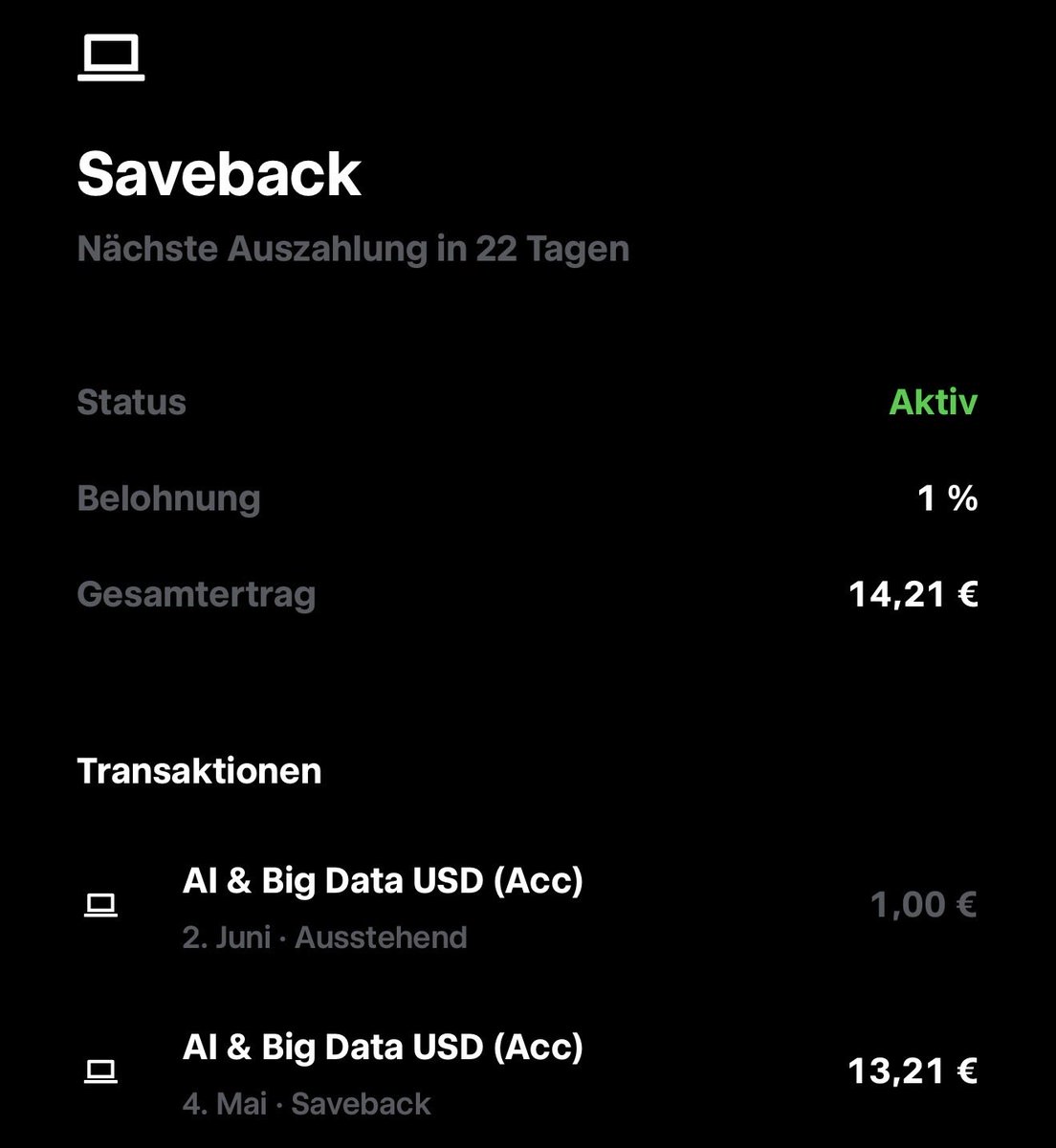 DepotTagebuch's tweet photo. Wohin fließt euer Saveback bei @traderepublic ? 🚀📣
Ich habe mich für den offensivsten ETF in meinem Depot entschieden! 😃
#Saveback #Finanzen https://t.co/hsu3Gob1jm