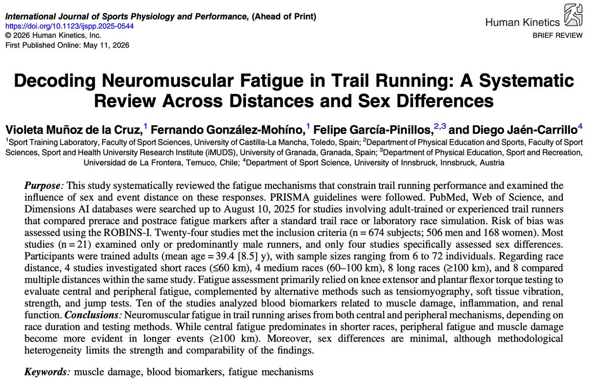 Fer742's tweet photo. 🚨Our two latest manuscripts published in
@IJSPPjournal 

Congrats! @GIRD_UCLM @Viioleta_99 @FeGarPi #DiegoJaén

Link: https://t.co/vhXgbqf4y5 https://t.co/j3whUTF7mH