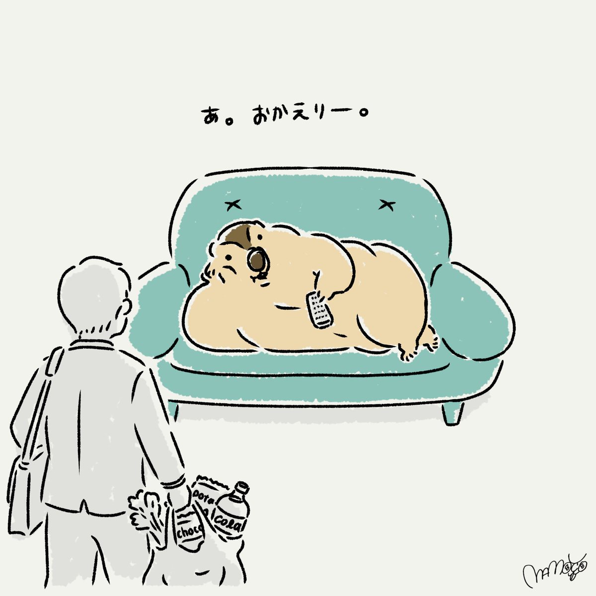 マモ子 @マーモットイラスト tweet media