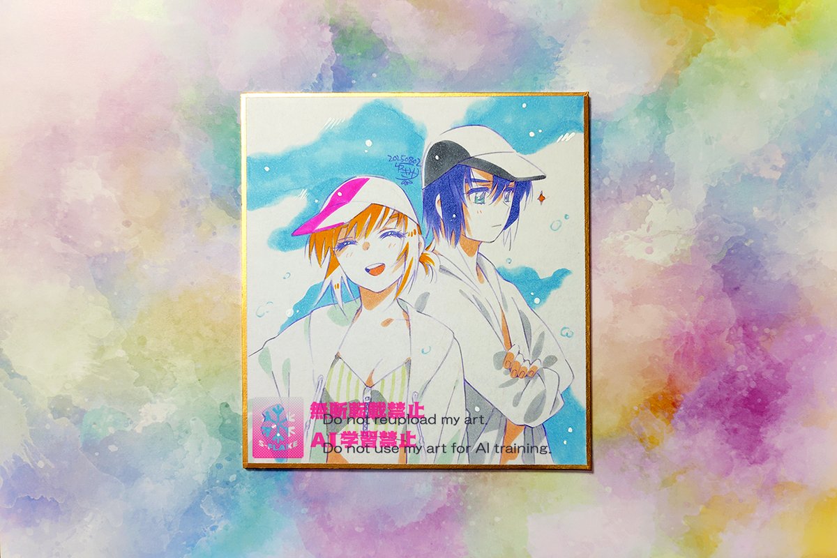 手描き色紙Sサイズ(アスカガ/イザーク単体) の在庫もまだございます～🌟