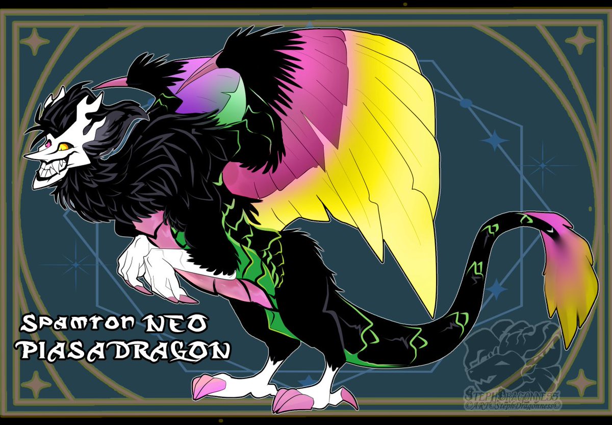 StephDragonness's tweet photo. DR-AU: Anouther Spamton Dragon 🐲
#deltarune #spamton #dragon https://t.co/e3aP5Rv5YG