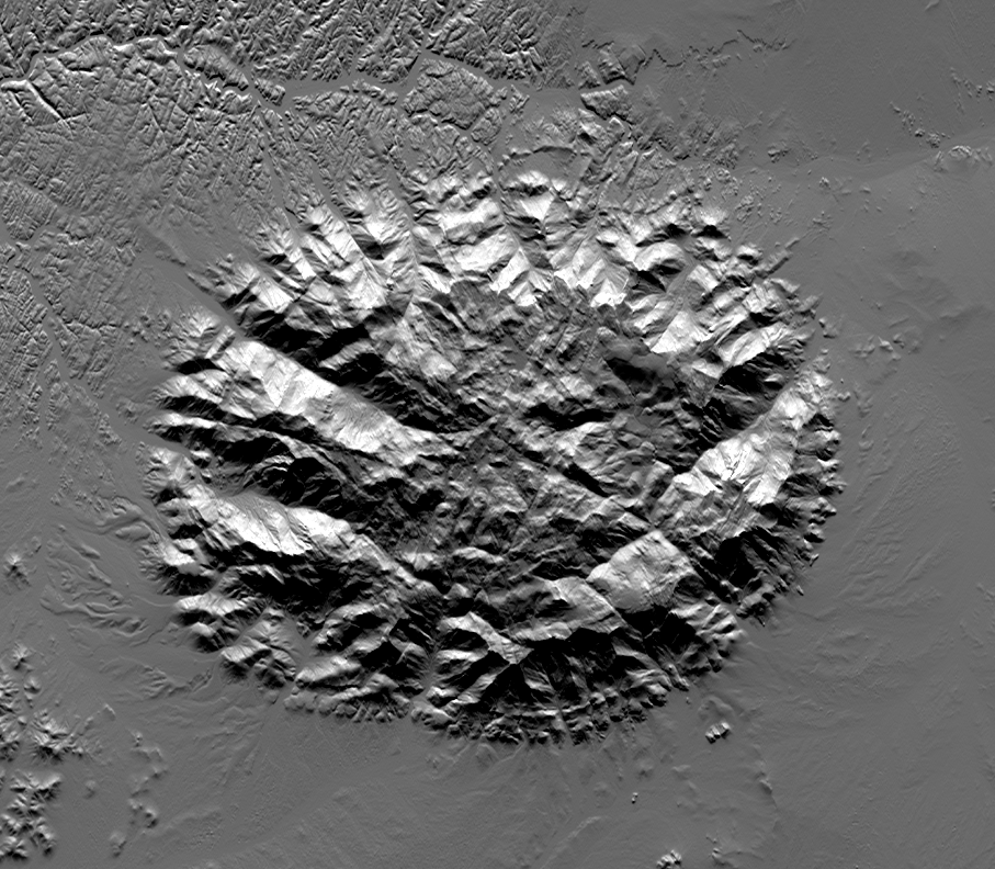 satellite_jaxa's tweet photo. 【ここはどこでしょう】
だいち(ALOS)によって観測された地形データで作成された陰影起伏図です。ここはどこでしょう?(日本ではありません)
#ALOS https://t.co/SoLr8kYNgP