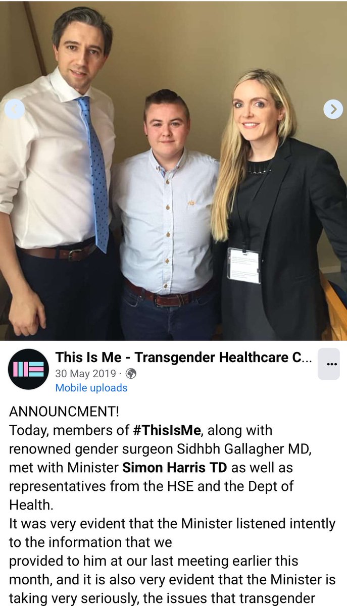JillKerby's tweet photo. @workerdrone4 @IrishTimes @SimonHarrisTD Given how Min for Mental Health (sic)  #MaryButlerTD has been given the job of advancing medical/sex organ surgery for gender distressed Irish young people by @CarrollJennifer will they seek out Gallagher’s services? Let’s ask them, shall we? https://t.co/xy0n0Wq5Hl