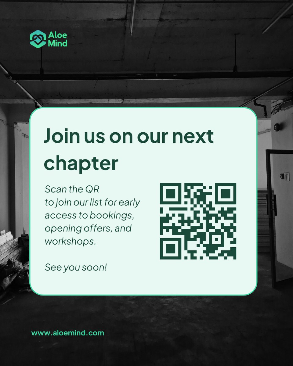 Aloe_Mind's tweet photo. Our PJ branch is opening in June 2026!

Scan the QR to join our list for early access to bookings, opening offers, and workshops. https://t.co/v4aaU8Wsdd
