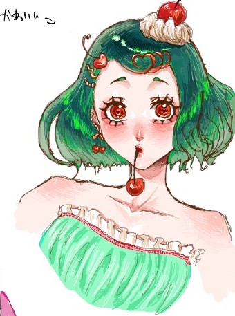 sha_to0's tweet photo. 絵チャ🍈🍒
#絵描きさんと繋がりたい
#春の創作クラスターフォロー祭り https://t.co/0qPb4FybOu