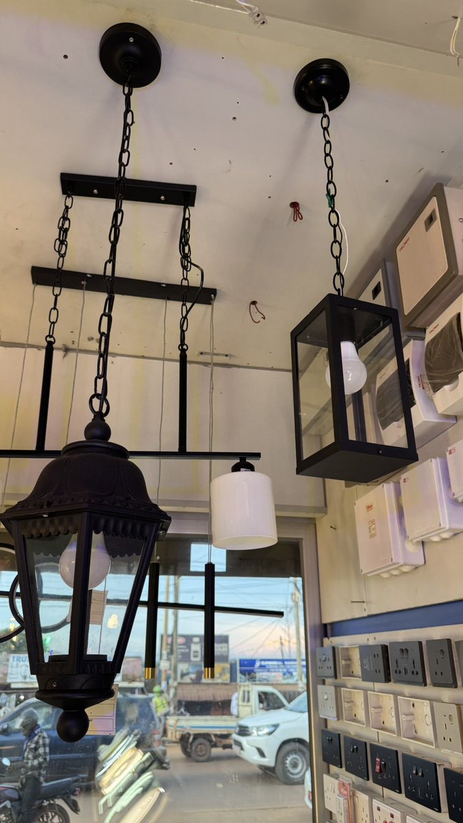 You want something beautiful for your home. Lights that look classy at low budget, we are here for that.
Reach out to us for a wide range of lighting and wiring fittings.
We are open 

wa.me/message/E7IF2Z…
