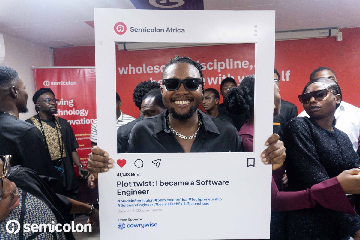 semicolonafrica's tweet photo. One year of learning.  
Countless late nights.  
Challenges conquered.  
Growth unlocked.

Now officially graduates of Semicolon.

Celebrating the incredible members of Cohort 25 - Pathfinder, as they step into the next phase of their journey with new skills, new confidence, and new possibilities ahead.

The future looks bright from here.

#SemicolonAfrica #GraduationDay #TechTalent #SoftwareEngineering #FutureReady