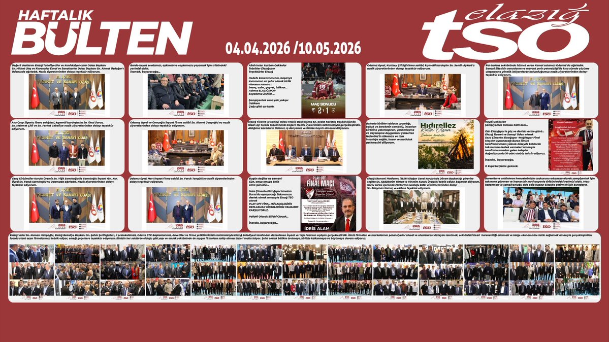 Elazığ TSO tweet media