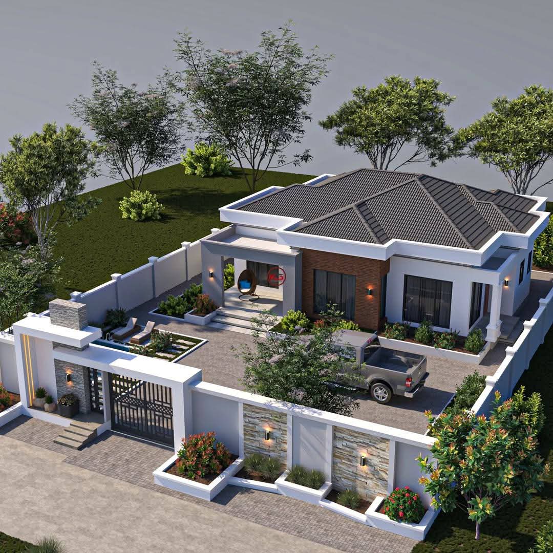 YinyuD's tweet photo. Good morning Africa 
Come and Design your dream house with us 
Let us help your realized your dream house 
With just 18m that's if you already have a land you will have something like this 
With 8m it'd habitable 
With just 300k we can start 
Even with 50k let's start https://t.co/FiETf05yby