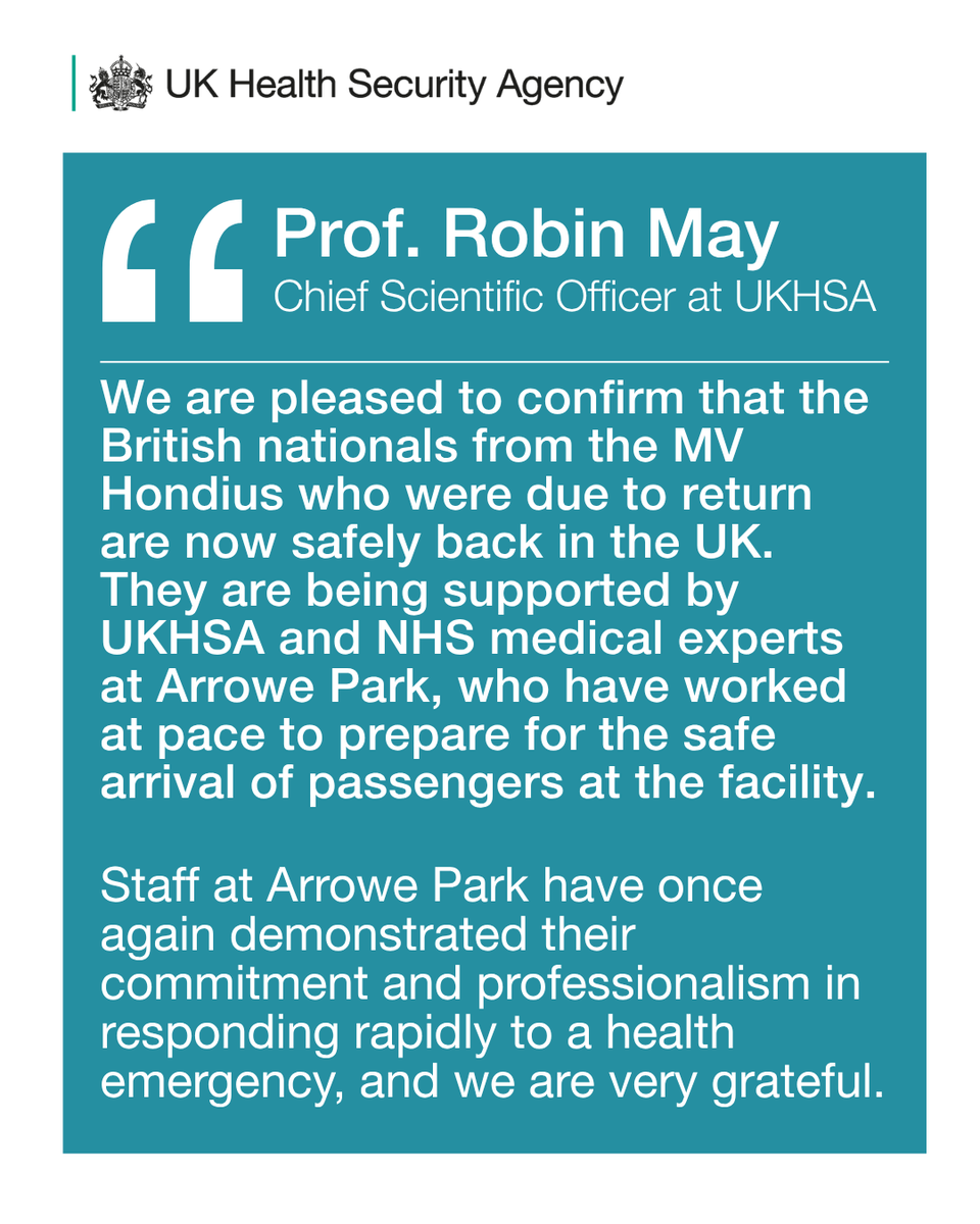 UK Health Security Agency tweet media