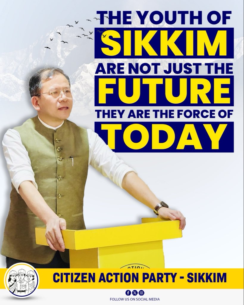 capsikkim2023's tweet photo. The youth of Sikkim are not just future they are the force of today. https://t.co/vNajeHBZhs