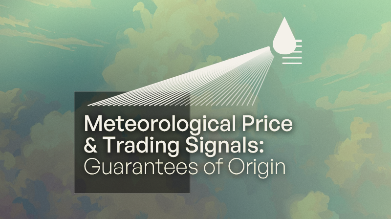solderahq's tweet photo. New GO market article: "Watch the weather” .

Weather is the most fundamental context behind GO prices, and the signals contributing to market moves are specific, trackable, and often misread by old and new market players alike.

Link in comments.  

#GuaranteesOfOrigin https://t.co/9EhemmFJGb