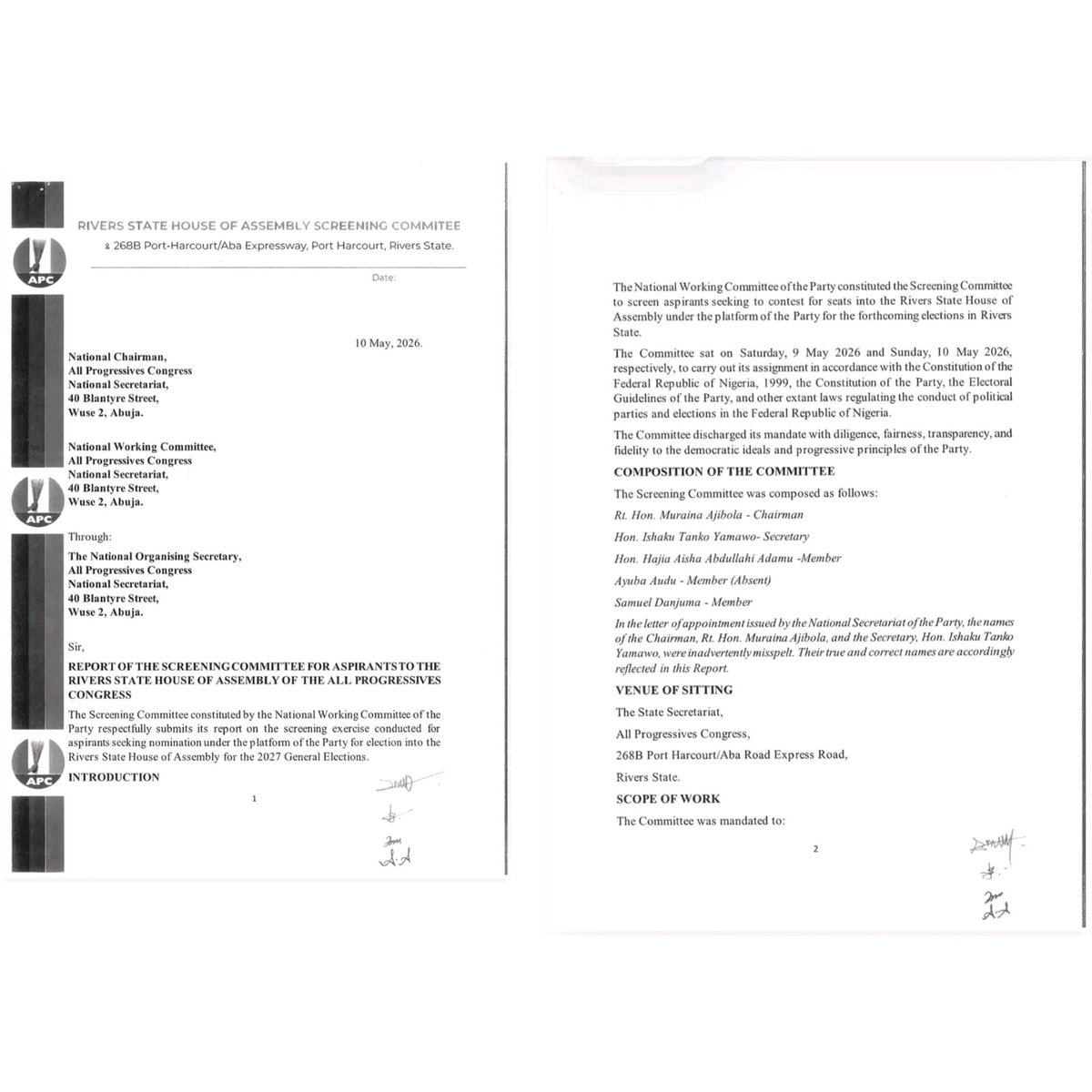 Nigerian Affairs Journal tweet media