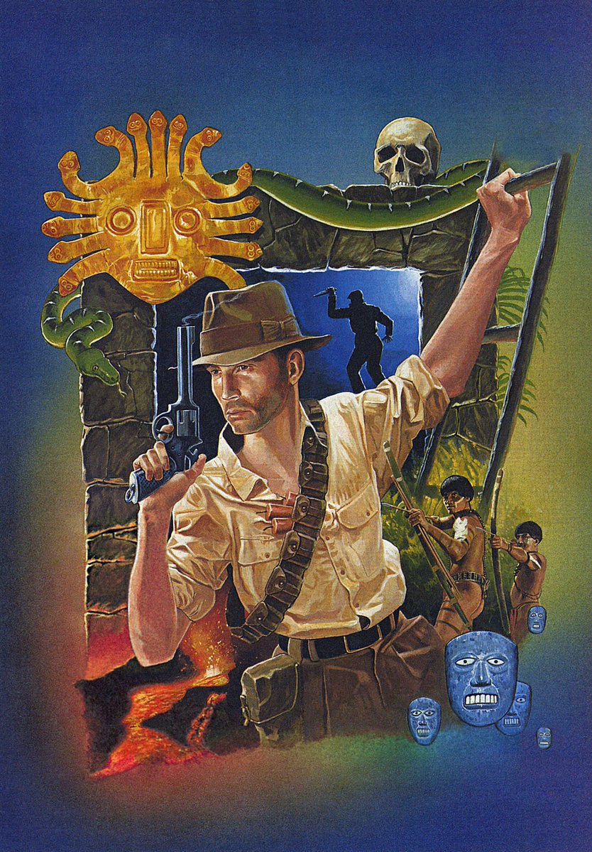 洋楽 Crooked Indiana Cartell The artwork of Rick Dangerous used on the cover of the #AmstradCPC
