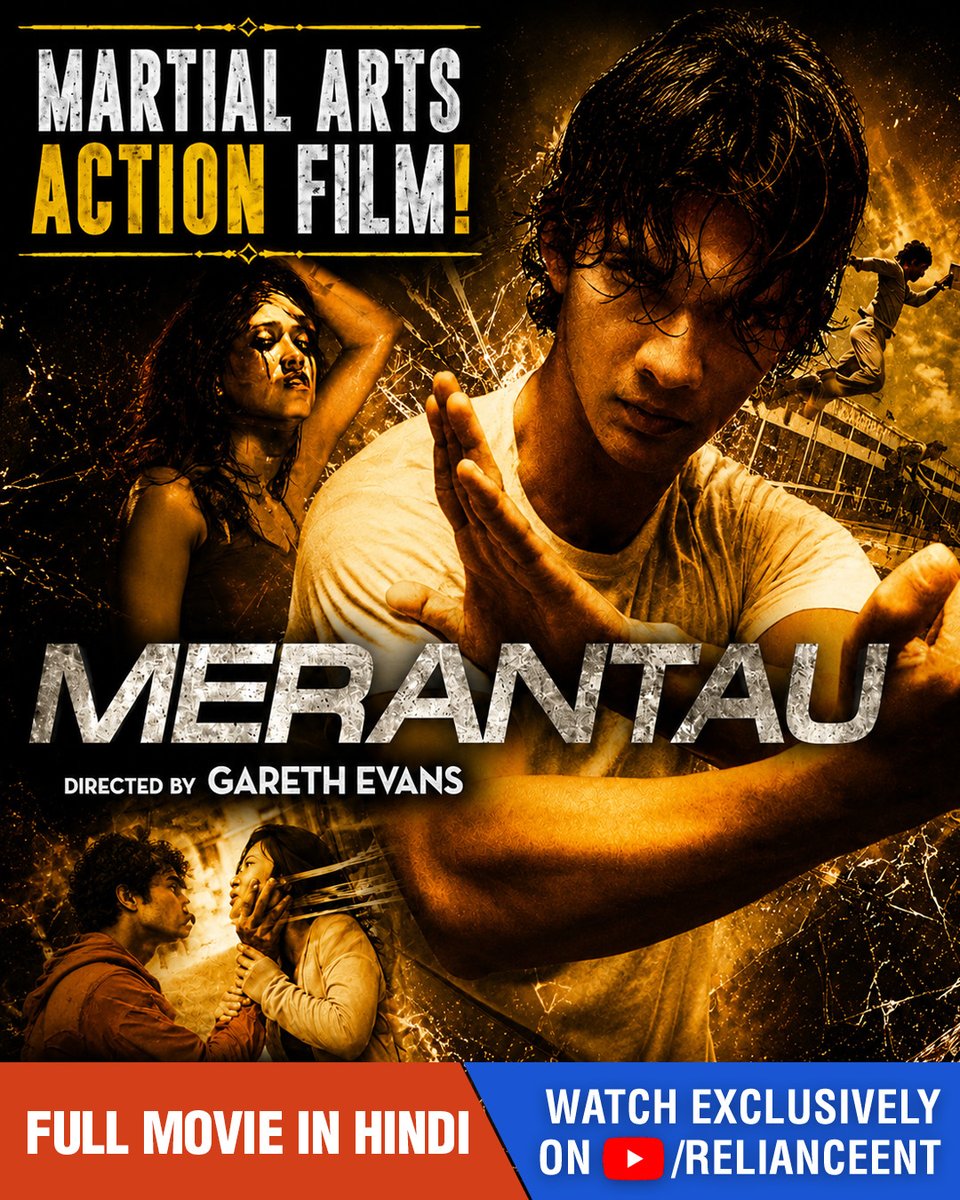 RelianceEnt's tweet photo. A skilled Silat warrior who takes on a ruthless trafficking gang in an action-packed fight for survival. 🔥

#Merantau streaming now on Reliance Entertainment Youtube Channel.

https://t.co/vqHvE283dN

#IkoUwais #SiscaJessica #ChristineHakim #MadsKoudal https://t.co/DBHE4UDCYq