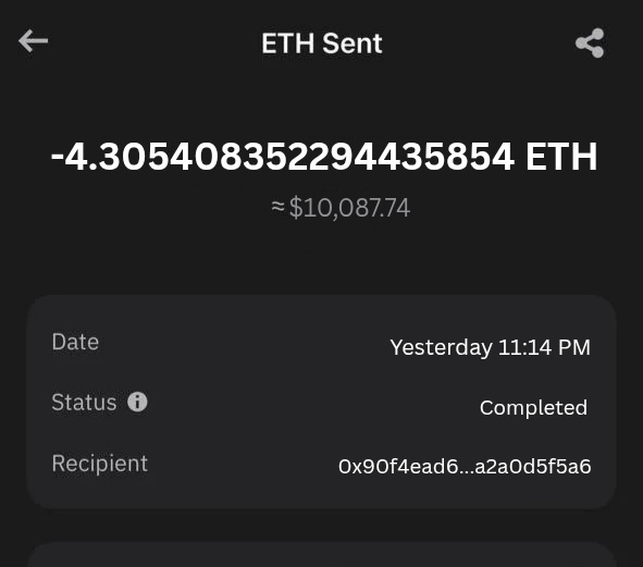 🌩️ CRYPTO RAIN INCOMING! 🌩️
The clouds have parted and the first drop has landed. 💸 We just sent a payout to another lucky community member!

Recipient: 0x90f4...f5a6
Transaction Hash: 0x99be...7cd3

Who’s next to get drenched in ETH? 👇☔️
#CryptoRain #Ethereum #Giveaway #Paid