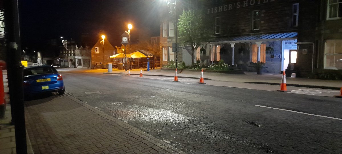 StCabs's tweet photo. Trip to Pitlochry via Moulin moors early this morning to take charity cycle riders back to Dundee Airport. https://t.co/WXc0H1IzUt