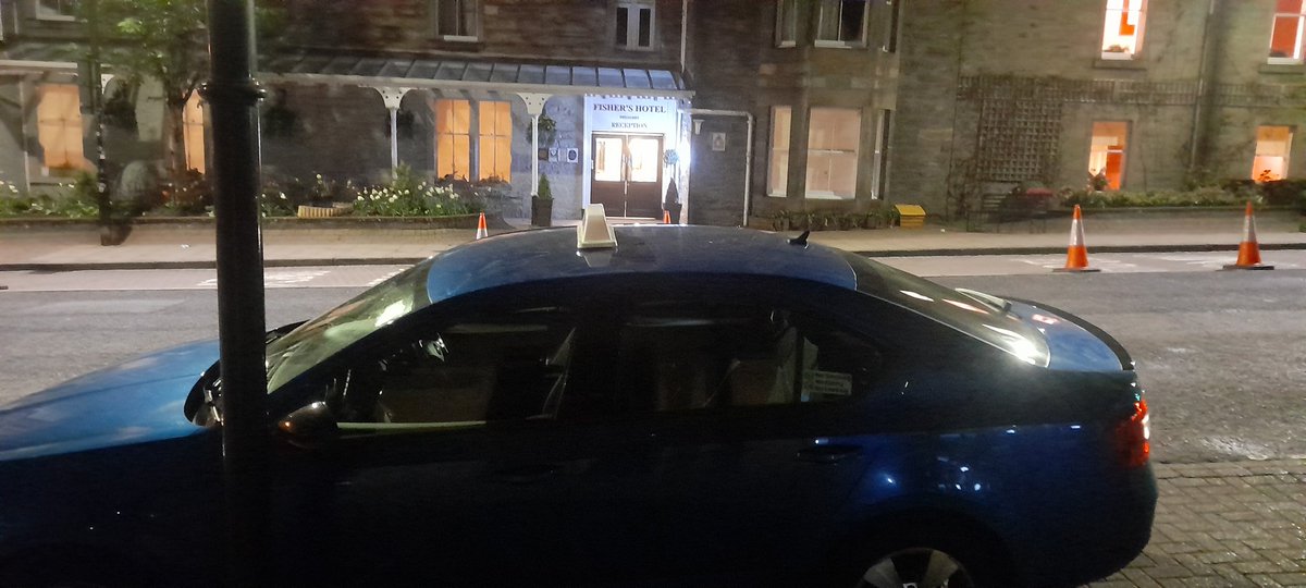 StCabs's tweet photo. Trip to Pitlochry via Moulin moors early this morning to take charity cycle riders back to Dundee Airport. https://t.co/WXc0H1IzUt
