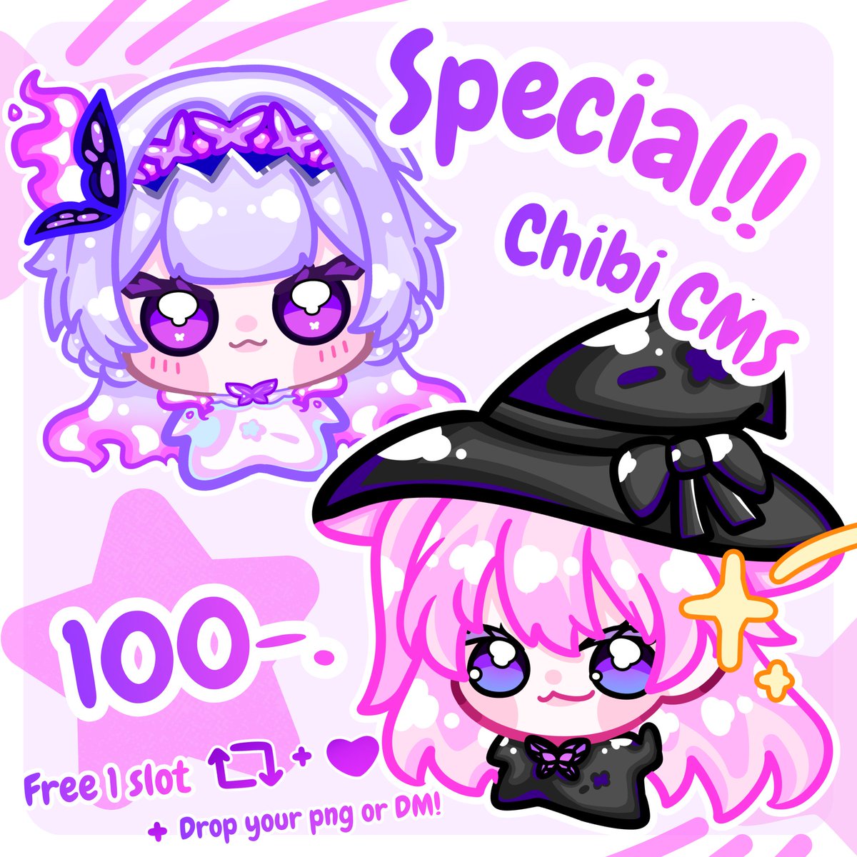 Alteria_Vtuber's tweet photo. + Chibi Commission Open +
price : 100 THB | 10 Slot (1 คิว สั่งได้สูงสุด 2 งาน)
**commercial(เชิงฯ) 150 THB (พิเศษสำหรับรอบนี้เท่านั้น!)
Mention / DM เพื่อจอง!

+ Free 1 Slot! +
To join : ⟳ + ❤︎ + Drop your PNG (DM OK!)
#commissionopen #คอมมิชชั่น #CommissionTH https://t.co/MdidENZOGc