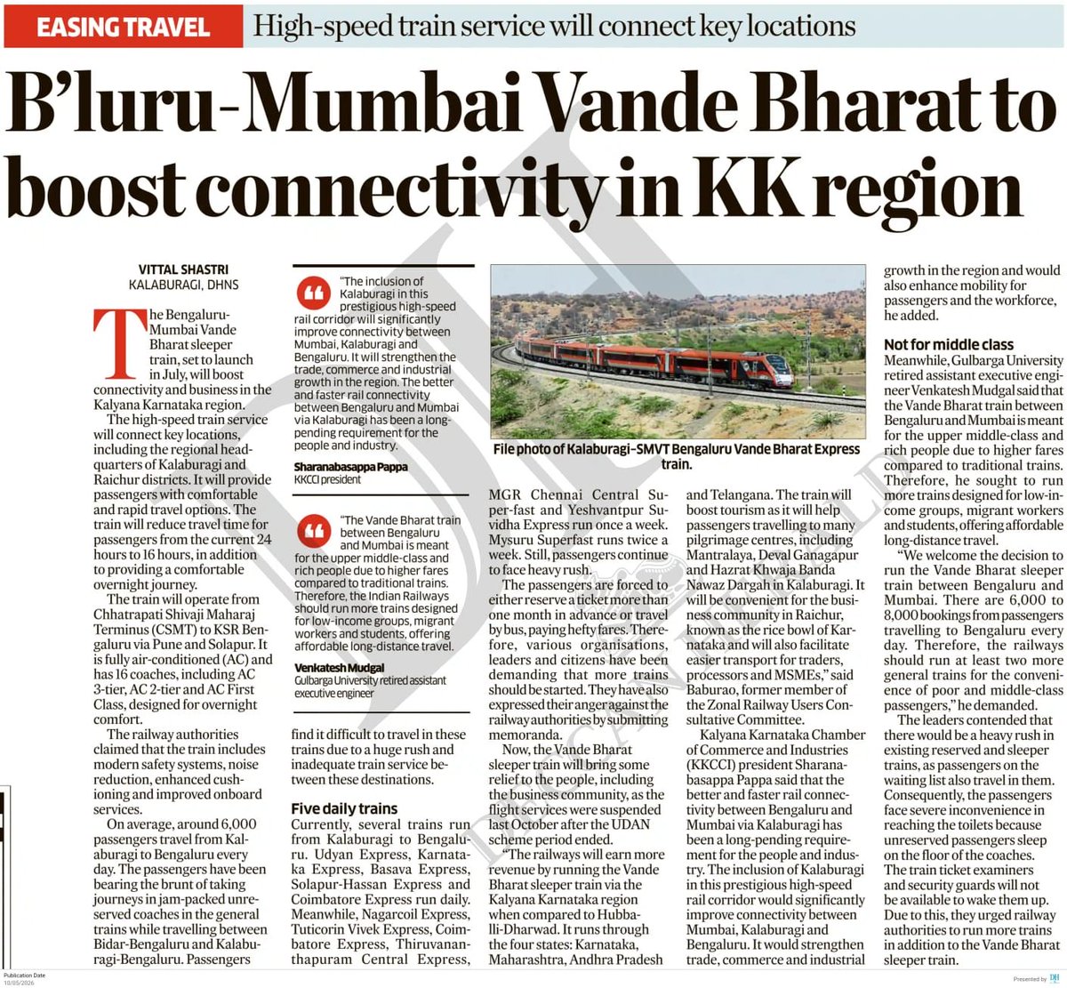 Kalyana-Karnataka Railway Development tweet media
