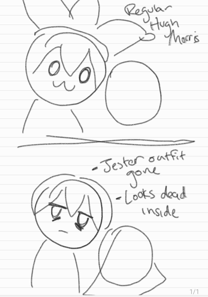 "there was hugh morris fanart that i saw for a split second before ...