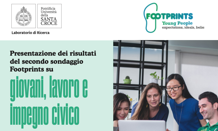 UniSantaCroce's tweet photo. 📊 #Fede, #lavoro e #impegno #sociale: cosa cercano davvero i #giovani oggi?
13 maggio | ore 11.30, nell’Aula Álvaro del Portillo della Santa Croce, verranno presentati i risultati della ricerca internazionale “Footprint", realizzata con GAD3.
📧communication.research@pusc.it https://t.co/FTm5v5a7Ec