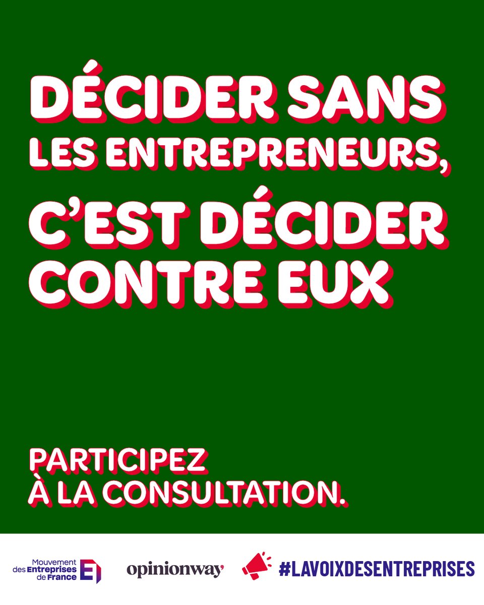 Mouvement des Entreprises de France tweet media