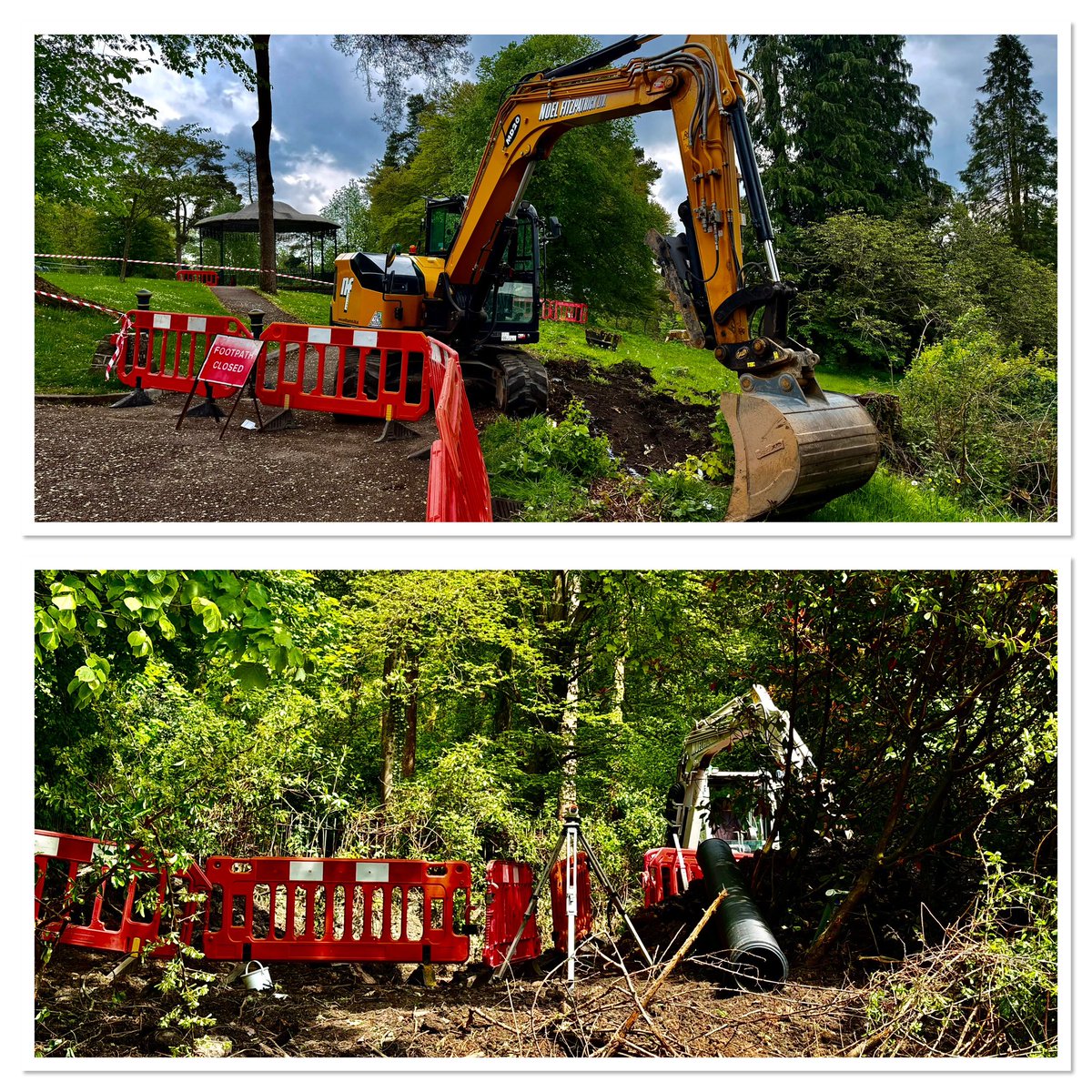 NFitzLtd's tweet photo. Footway resurfacing &amp; drainage works at Cyfartha https://t.co/gyes22y7qA