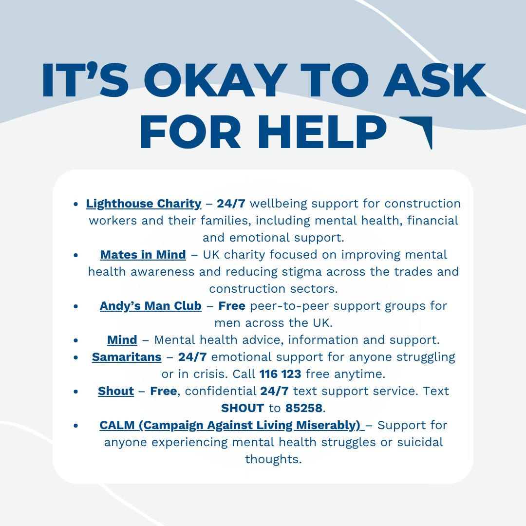Logic4training's tweet photo. This Mental Health Awareness Week, we’re encouraging more conversations around mental health in the trades. 🧠💙

Long hours, financial pressure, tool theft, job insecurity and the stigma around speaking up continue to affect thousands of tradespeople across the UK every day.

Recent research found that 48% of tradespeople worry about how they’ll be perceived if they talk openly about their mental health. 🤐

At Logic4training, we believe mental health deserves the same attention as physical safety, because no one should have to struggle alone.

If you need support, organisations including Lighthouse Charity, Mates in Mind, Samaritans and Andy’s Man Club are here to help.

Checking in on yourself and others can make a bigger difference than you realise. 🫶

#MentalHealthAwarenessWeek #BreakTheStigma #MentalHealthInTrades #Logic4training