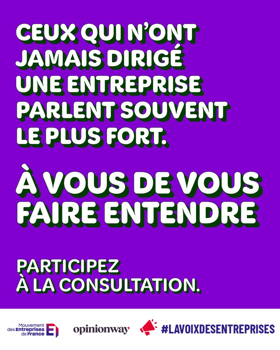 Mouvement des Entreprises de France tweet media
