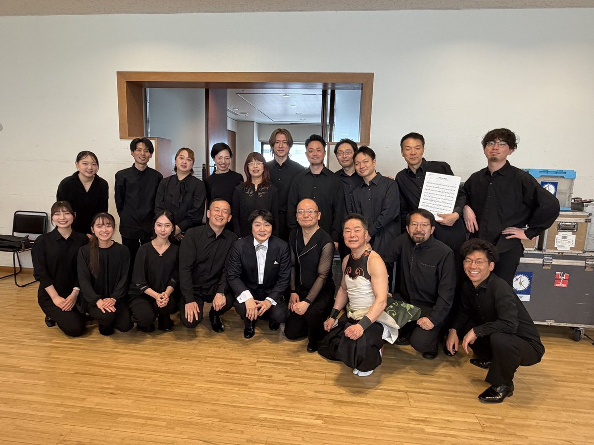 toridagakki's tweet photo. 『交響的変容』出演させていただきました！
人間が考え得る限りのことをやり尽くしたような曲でした。曲が終わった時の達成感がすごい…！ https://t.co/dXmokT5KKy