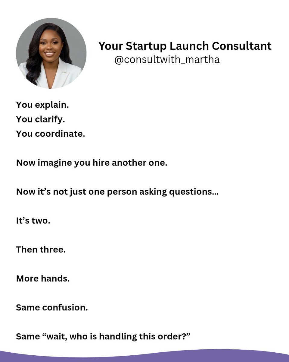 ConsultWMartha7's tweet photo. Hiring more tailors will NOT fix your fashion business.

#FashionBusiness
#BusinessStructure
#FashionEntrepreneur
#SmallBusinessGrowth
#ScaleYourBusiness

See comments for complete slide 👇 https://t.co/x94WMSK9fW