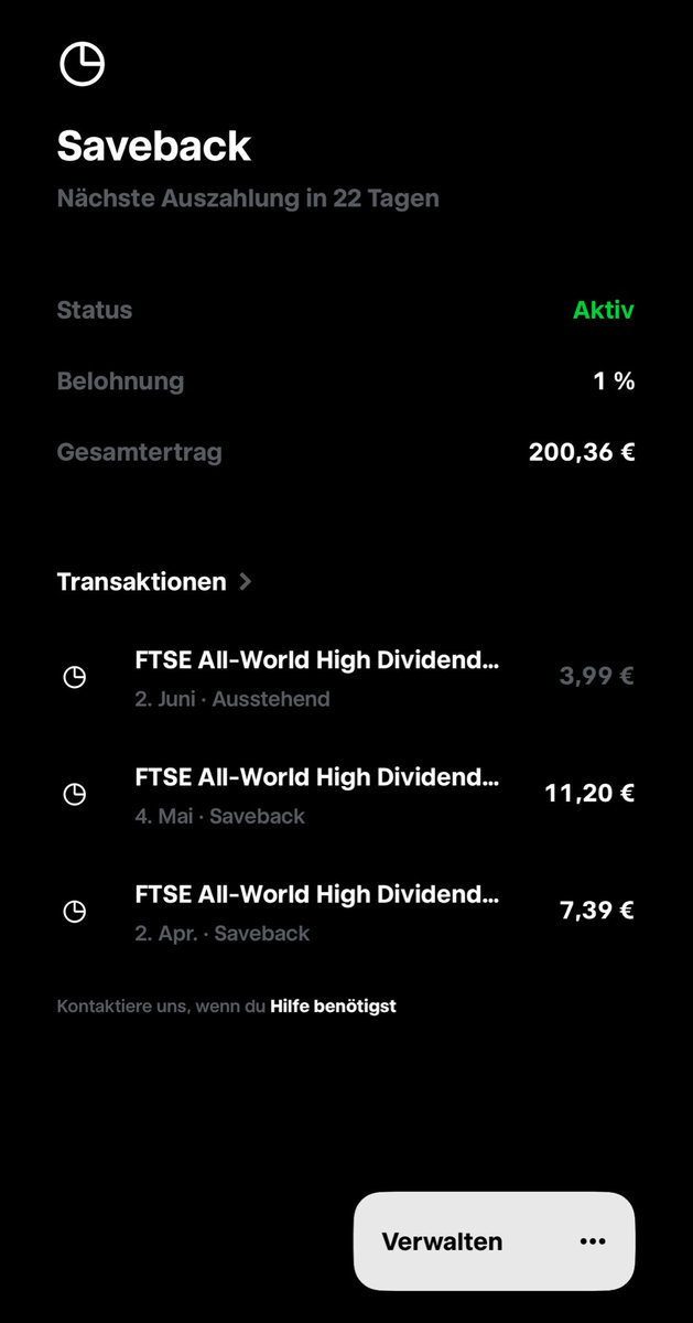 dividepot's tweet photo. Die 200€ #Saveback bei @traderepublic sind geknackt😁 https://t.co/exIh8YGhbz