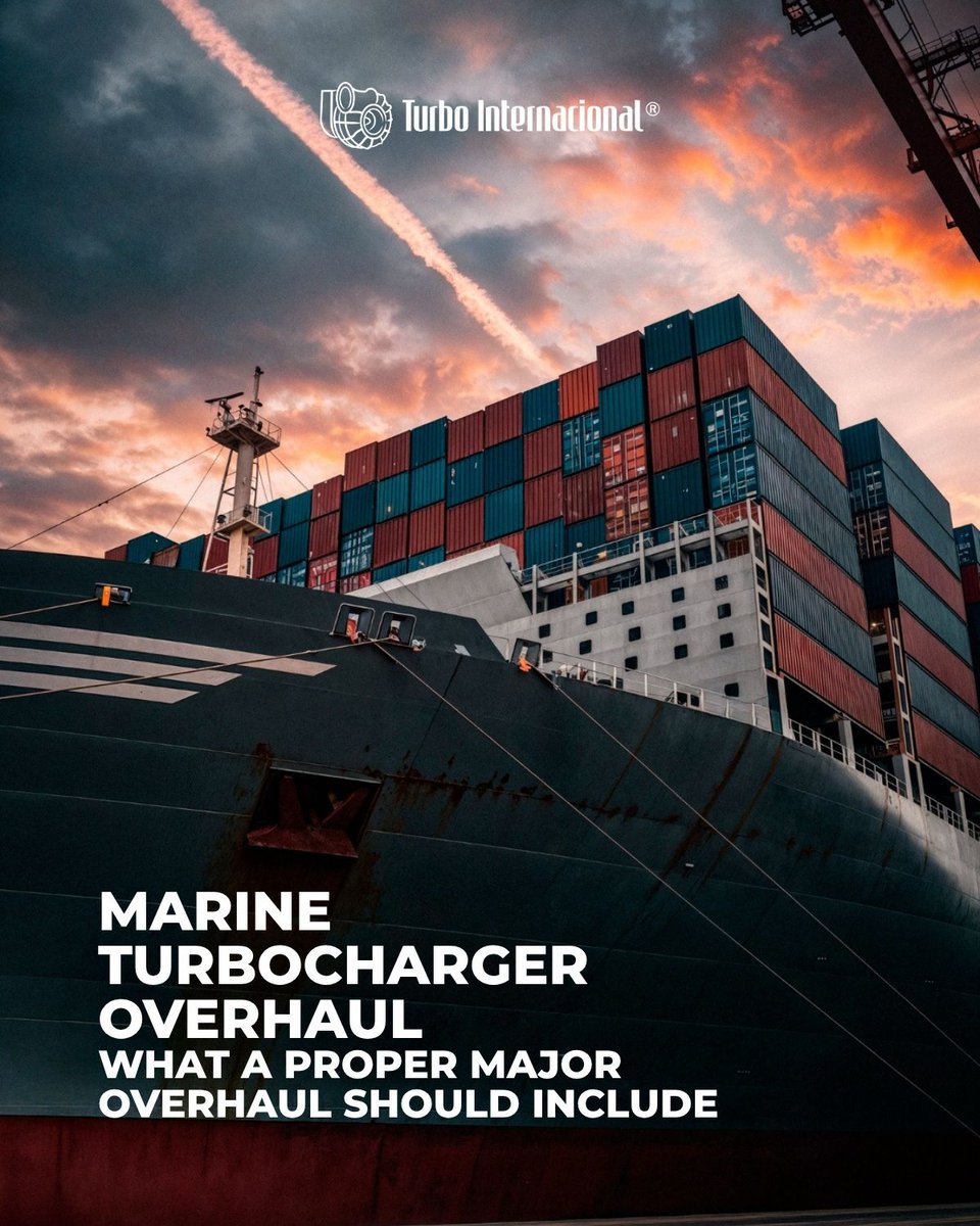 TurboInt_ES's tweet photo. Curious about what makes a marine turbocharger overhaul standout? It’s all in the details! From disassembly to dynamic rotor balancing, every step matters. Without proper documentation, it's just a repair. How detailed is your service documentation? #MarineEngineering https://t.co/kBxpLnjIQ6