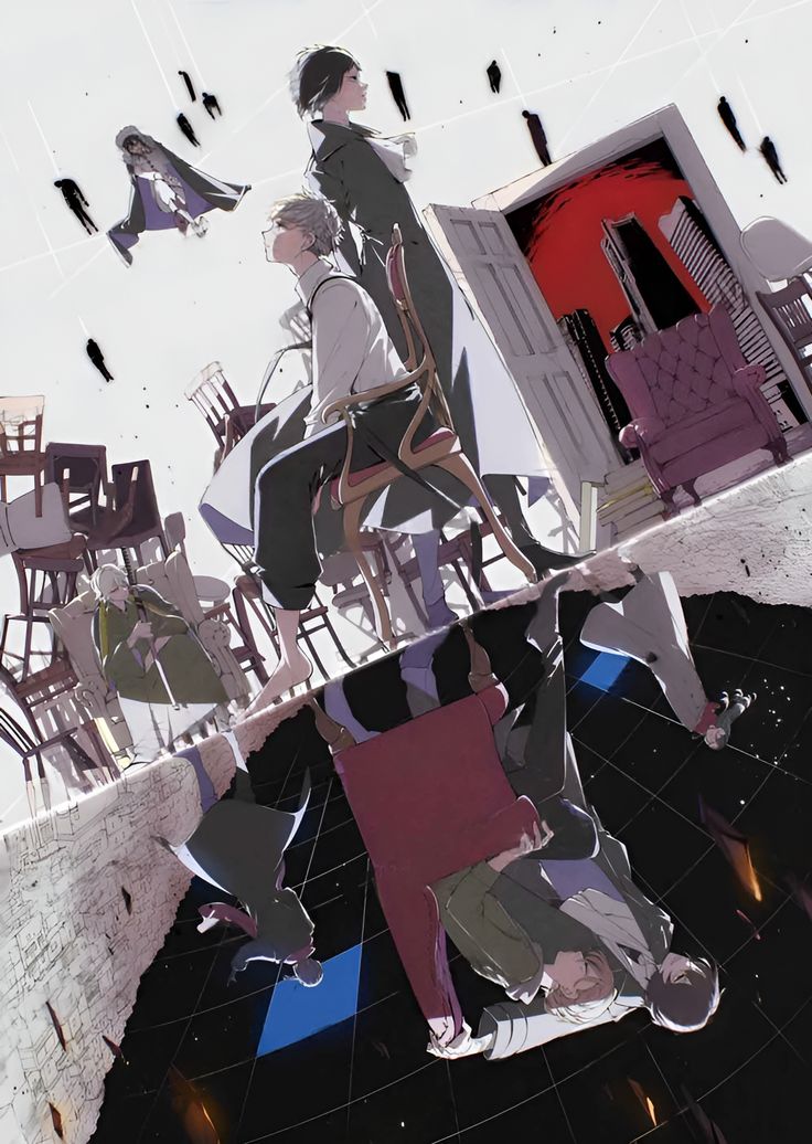 skk2328's tweet photo. still one of the best bsd official art to ever exist, skk and sskk parallels will always move me https://t.co/vCtcsGVtTl