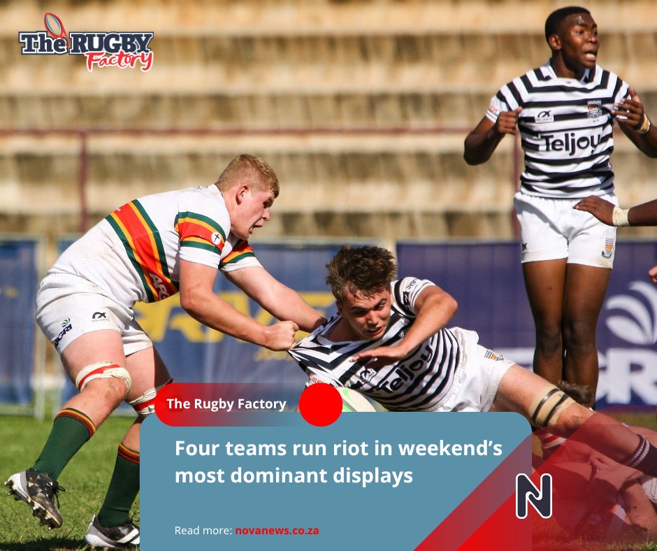 Statement wins all around! Affies, Paarl Gim, Kemptonpark and Zwartkop delivered ruthless performances this weekend, running riot with massive scorelines and dominant rugby displays.

Follow us &amp; read more at: ow.ly/OkCW50YXnn4

#SchoolRugby #SARugby #Affies #PaarlGim