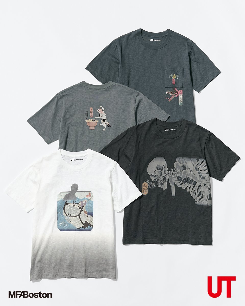 【8月販売予定】
浮世絵ブラック UT

妖怪をモチーフに、墨の濃淡や繊細な色使いによって表現された独自の美意識にフォーカスしたコレクション。
s.uniqlo.com/3R0r1GY