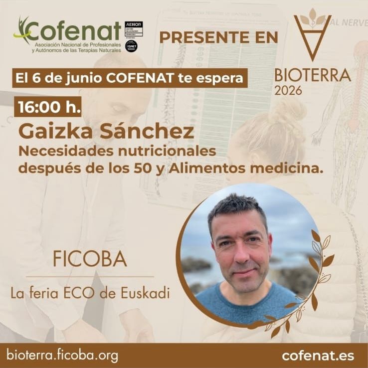 aptncofenat's tweet photo. 🌱𝑩𝑰𝑶𝑻𝑬𝑹𝑹𝑨 2026🌱

El 6 de junio #COFENAT te espera en #BIOTERRA2026.

En la feria eco de Euskadi, tendremos con nosotros a 3 ponentes muy especiales. 
Yasmin Herrero, Gaizka Sánchez y Alex Herrero.

https://t.co/ikZ1OhdzlR
#TerapiasNaturales #Cofenat #Salud https://t.co/Pd8tmx1C3w