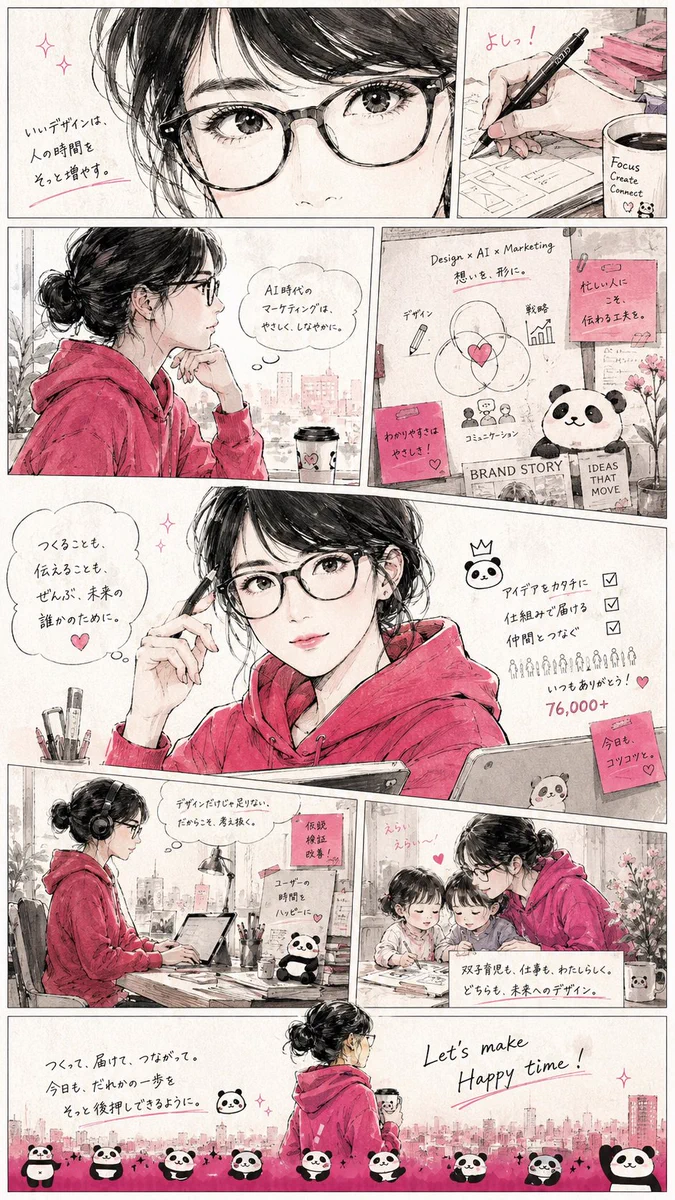 自己紹介漫画ブーム、デザイナー・ミヤマさんのプロンプトが火付け役