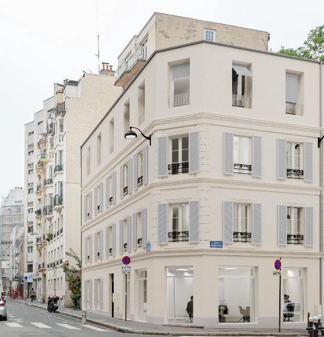 CollEpiBatignol's tweet photo. Cette légère surélévation, d'un étage supplémentaire, de ce petit immeuble faubourien de #Paris15 est plutôt réussie, mais pourquoi ne pas faire le choix de volets en bois et de jolis garde-corps pour le dernier étage, en harmonie avec l'existant ?... 🤔 https://t.co/i1KCPDndxq