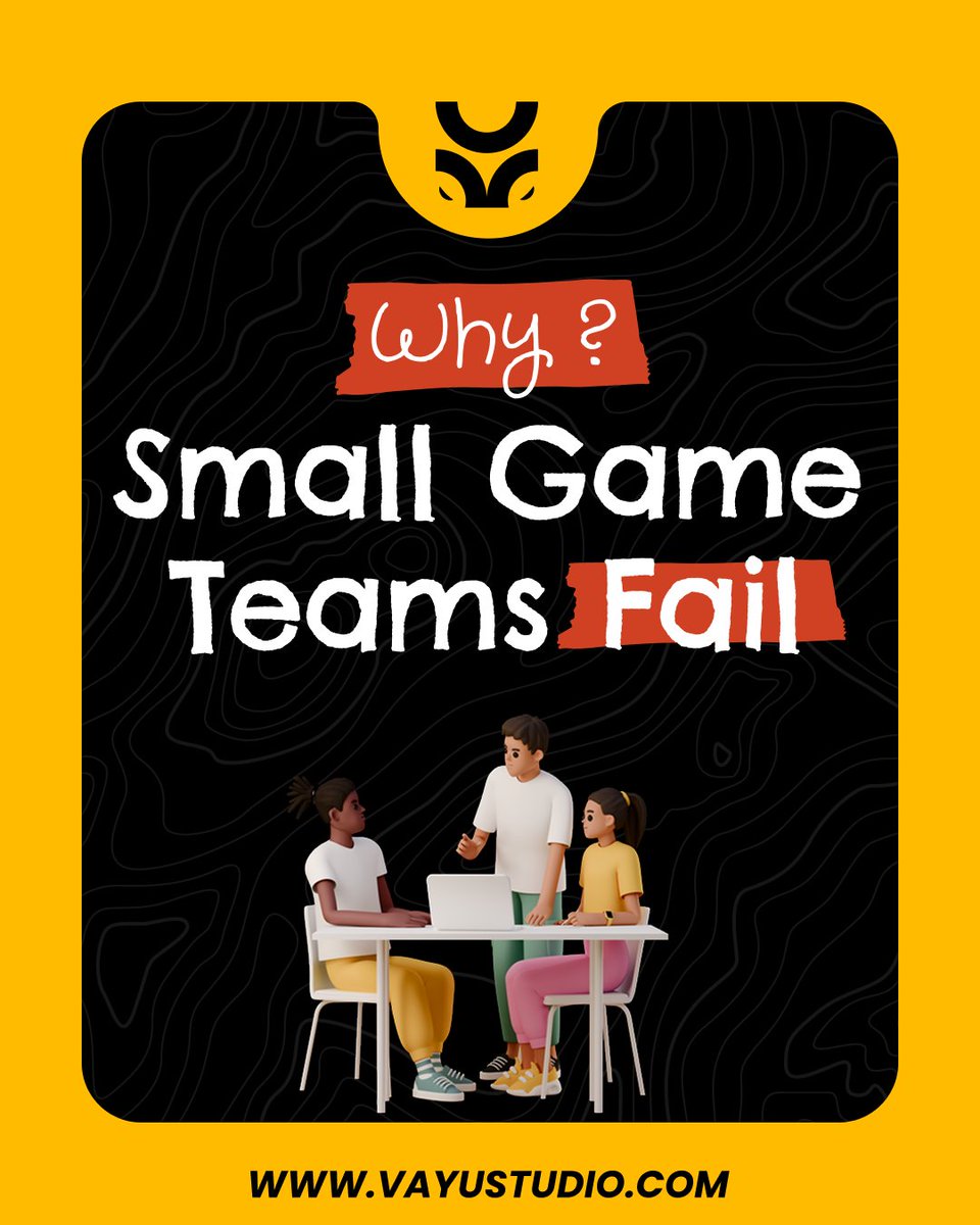 VayuStudio's tweet photo. 🎮 Small indie game teams rarely fail because of bad code or bad art.

They fail because:
nobody managed the project.

👉 Full breakdown: https://t.co/TrcTEwYxju

#GameDev #IndieGameDev #ProjectManagement #indie #game #unity https://t.co/4Nx3FGt6W3