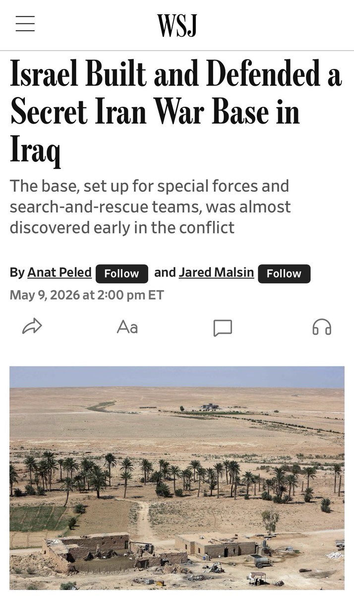 MaxedOutArab's tweet photo. Israel literally set up a military base in Iraq just a few kilometres away from the holiest Shia shrines

I don’t know whether to cry or laugh https://t.co/A42kYy2b7E