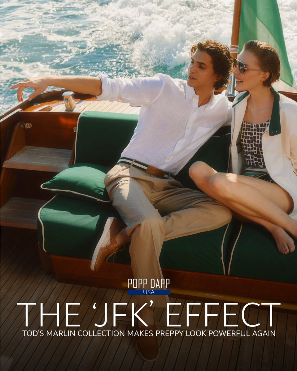 DappPopp's tweet photo. THE ‘JFK’ EFFECT: TOD’S MARLIN COLLECTION MAKES PREPPY LOOK POWERFUL AGAIN | POPP DAPP
@tods
https://t.co/55TfrYFWzD
POPP DAPP USA | GLOBAL MEDIA &amp; MAGAZINE
IND | USA | UK | UAE | EU | AUS
#poppdapp #fashionmagazine #poppdappnews #Tods #TodsMarlin #LuxuryFashion #QuietLuxury https://t.co/OmQyIKL0Fh