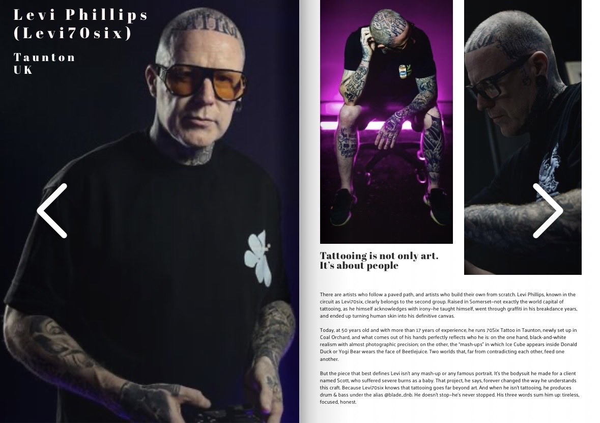 70six_tattoo's tweet photo. Only gone and got on the cover🤪 https://t.co/h82Shi53cK