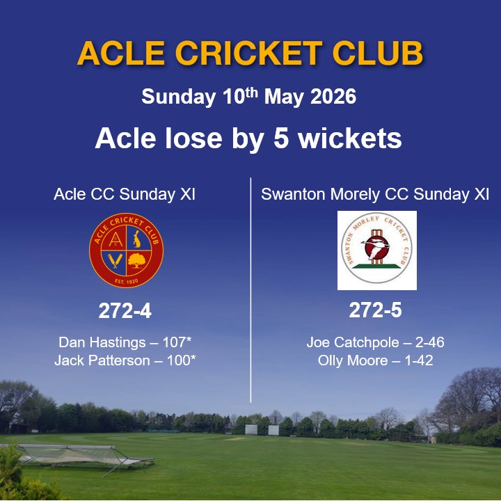 Acle & Halvergate Cricket Club tweet media