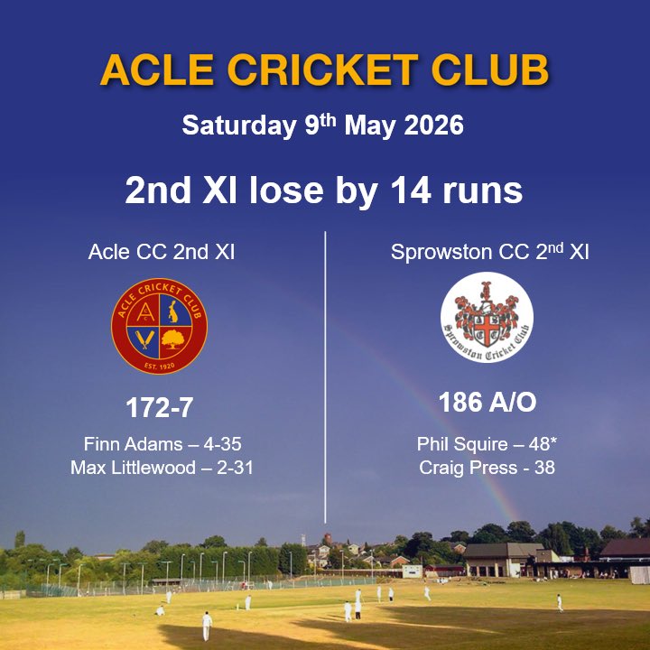Acle & Halvergate Cricket Club tweet media